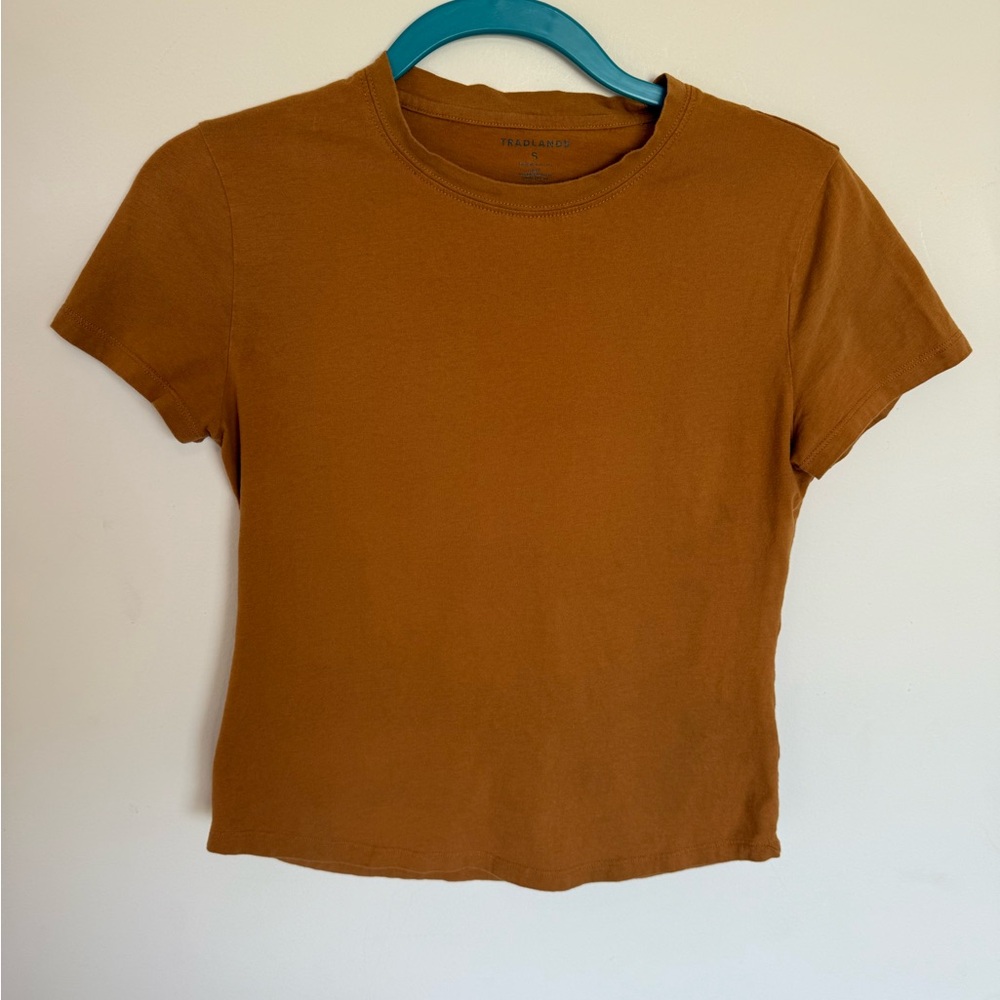 Tradlands Orange Short Sleeve Shirt Small